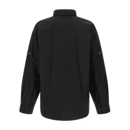Balenciaga Logo Patch Shirt - BALENCIAGA