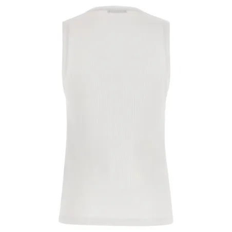 Balmain Logo Embroidery Tank Top - BALMAIN