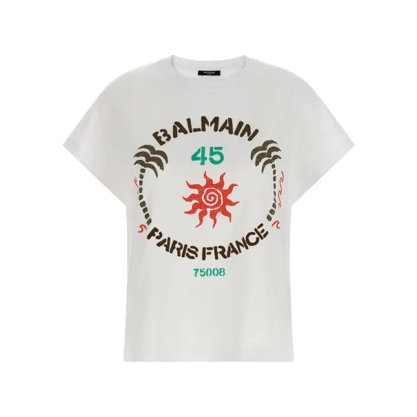 Balmain Club 45 Print T-shirt - BALMAIN