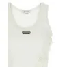 Alexander McQueen Silk Ruffle Tank Top - 