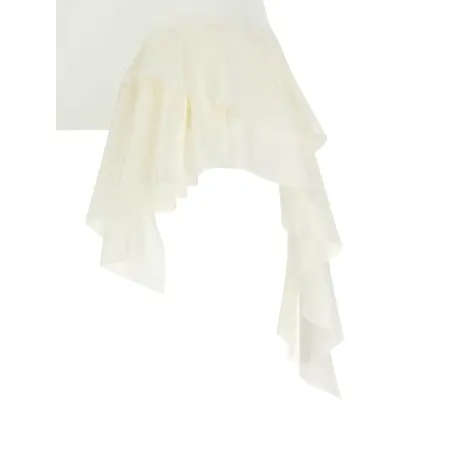 Alexander McQueen Silk Ruffle Tank Top - 