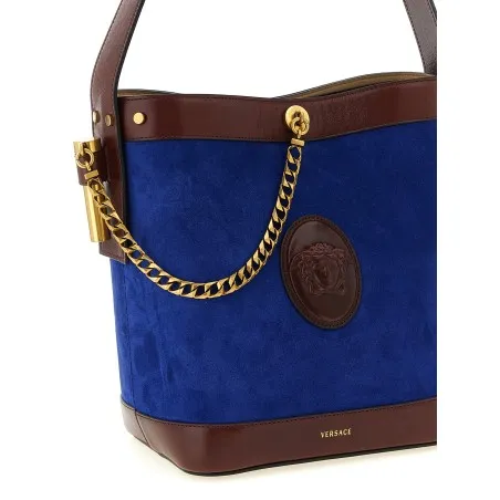 Versace Pivot Small Bucket Bag - VERSACE