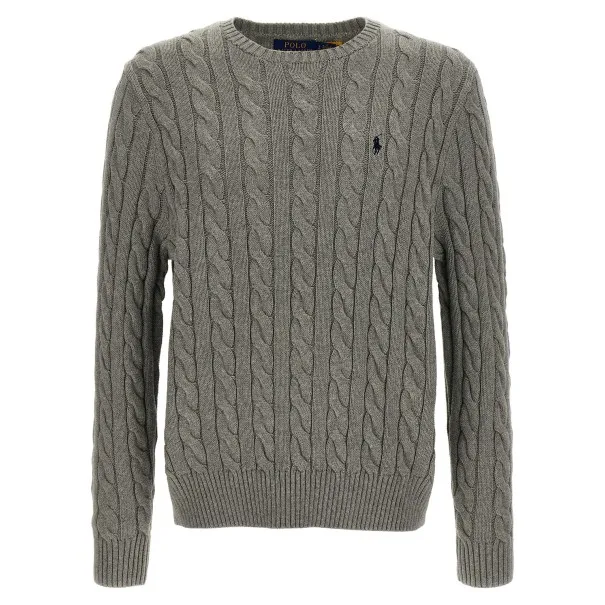 Polo Ralph Lauren Cotton Braided Sweater - RALPH LAUREN