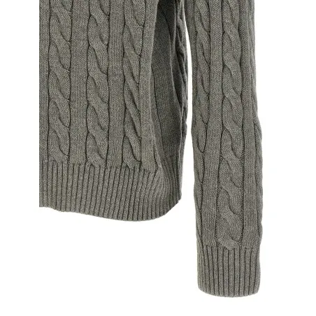 Polo Ralph Lauren Cotton Braided Sweater - RALPH LAUREN