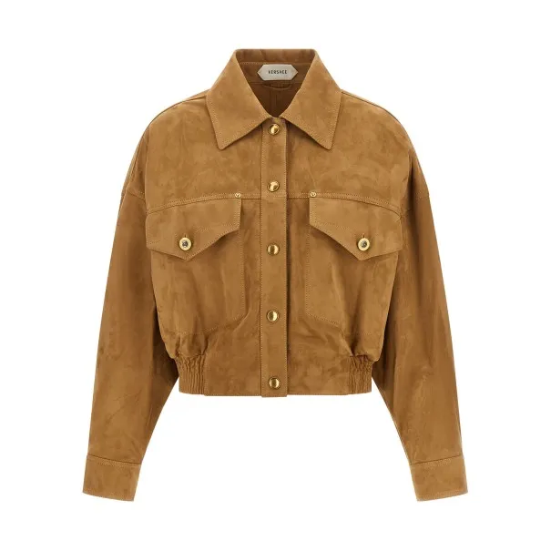 Versace Suede Blouson - VERSACE