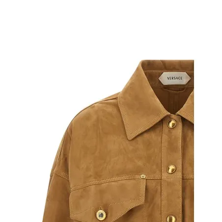 Versace Suede Blouson - VERSACE