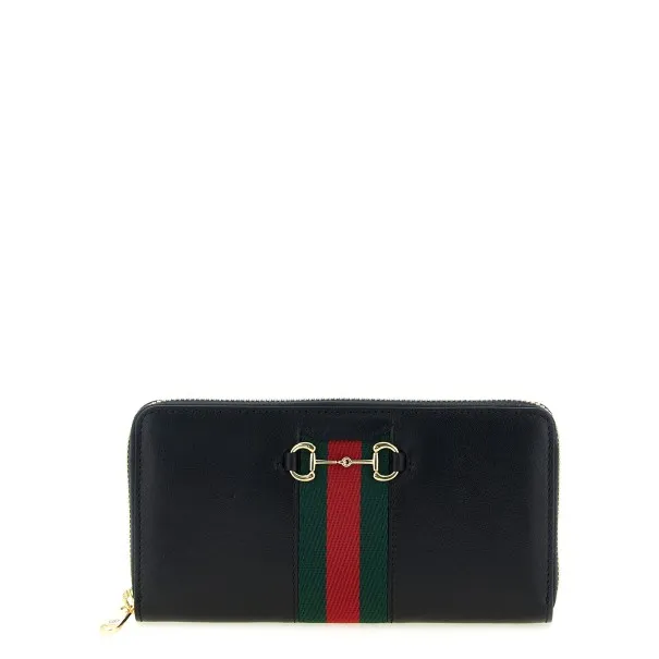 Gucci Horsebit Web Wallet - Gucci