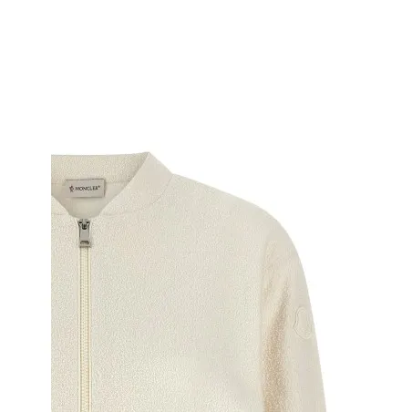 Moncler Bouclé Cardigan - MONCLER