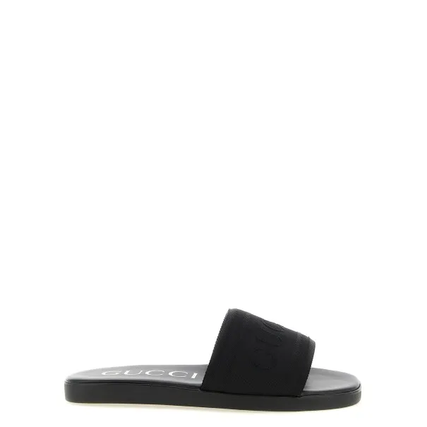 Gucci Jacquard Logo Slides - Gucci