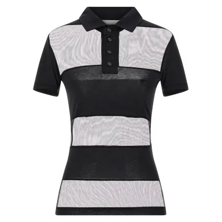 Coperni ‘sheer Striped’ Polo Shirt - Coperni