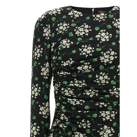 Dolce & Gabbana Flower Print Dress - Dolce&Gabbana