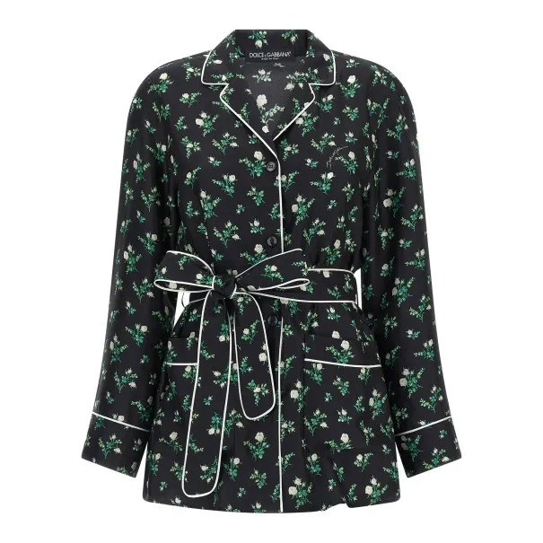 Dolce & Gabbana Roselline And Lily Of The Lilies Of The Flowers Printed Shirt - Dolce&Gabbana