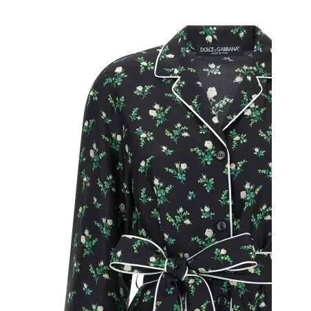 Dolce & Gabbana Roselline And Lily Of The Lilies Of The Flowers Printed Shirt - Dolce&Gabbana