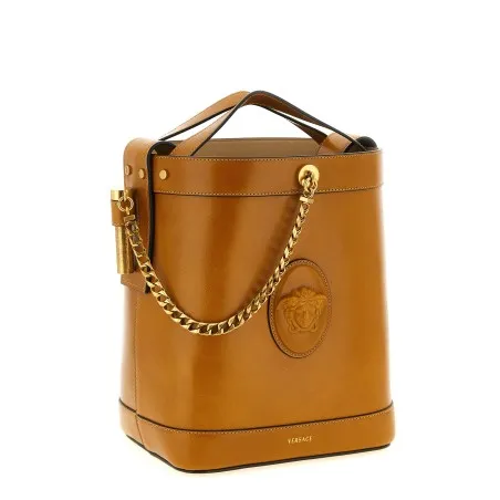 Versace Pivot Small Bucket Bag - VERSACE