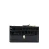 Alexander McQueen Skull zipped leather card case - 