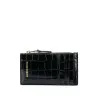 Alexander McQueen Skull zipped leather card case - 