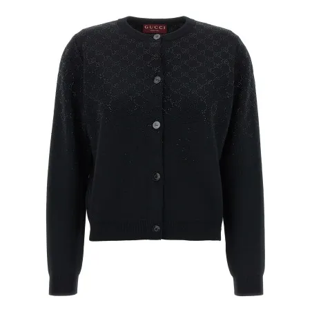 Gucci Gg Crystal Cardigan - Gucci