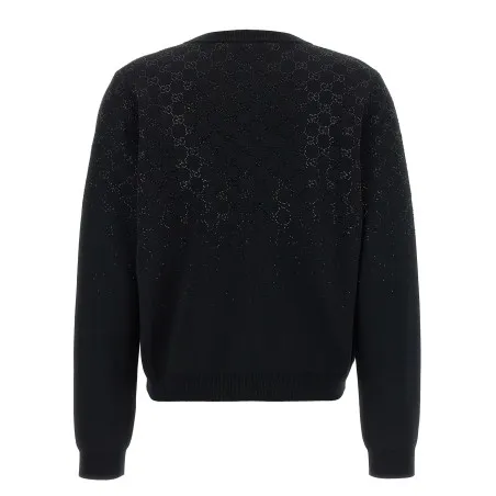 Gucci Gg Crystal Cardigan - Gucci
