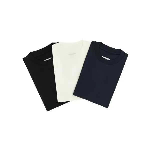Jil Sander 3-pack Logo Embroidery T-shirt - JIL SANDER