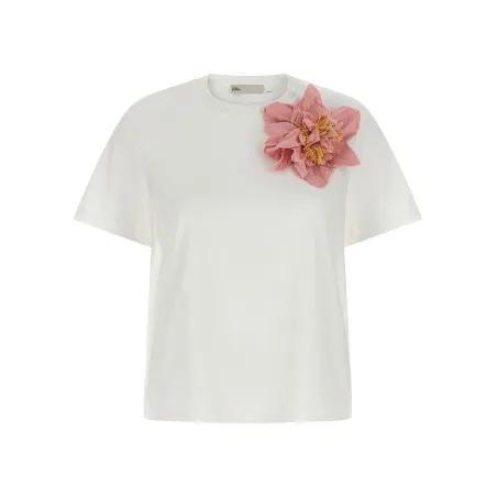 Tory Burch Floral Applique T-shirt - TORY BURCH