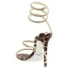 René Caovilla Cleo Leopard Sandals - René Caovilla