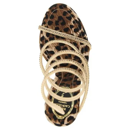 René Caovilla Cleo Leopard Sandals - René Caovilla