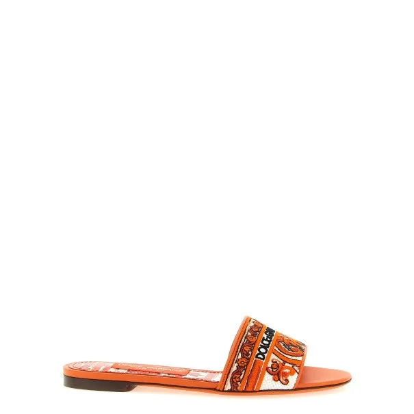 Dolce & Gabbana Bianca Slides - Dolce&Gabbana