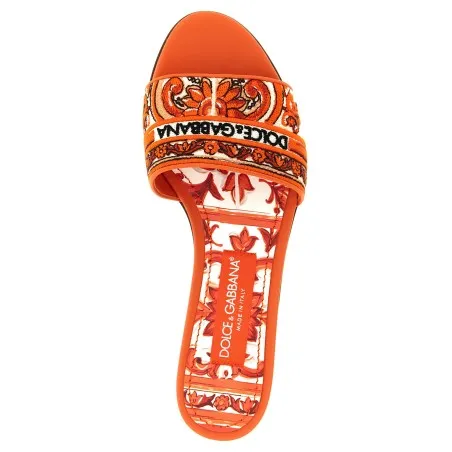 Dolce & Gabbana Bianca Slides - Dolce&Gabbana
