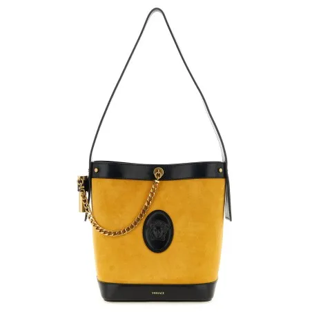 Versace Pivot Small Bucket Bag - VERSACE