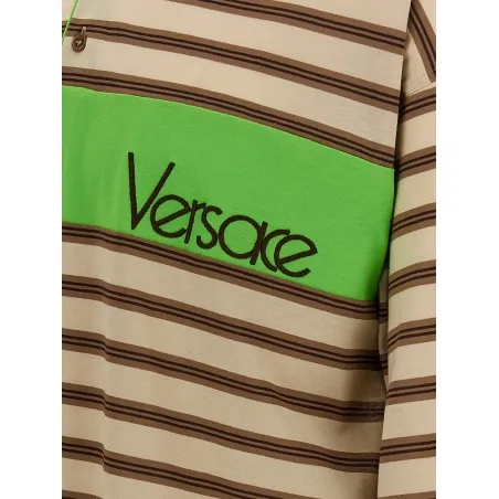 Versace Intarsia Polo Shirt - VERSACE