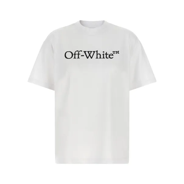 Off White Big Logo Bookish T-shirt - OFF WHITE