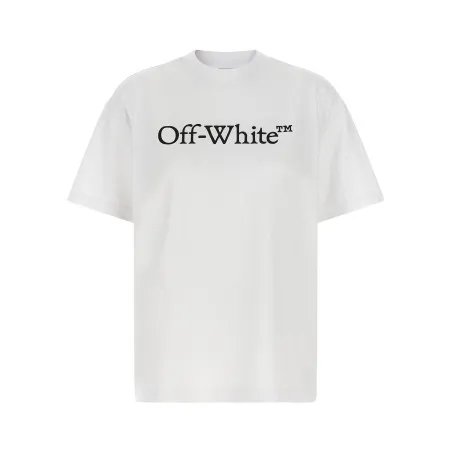 Off White Big Logo Bookish T-shirt - OFF WHITE