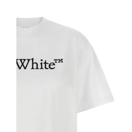 Off White Big Logo Bookish T-shirt - OFF WHITE