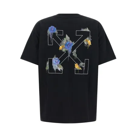 Off White Arrow Out Flower T-shirt - OFF WHITE