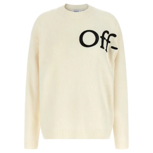 Off White Bookish Shared Sweater - OFF WHITE