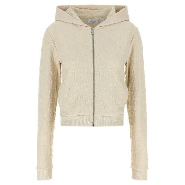 Off White Terry Off Sweatshirt - OFF WHITE