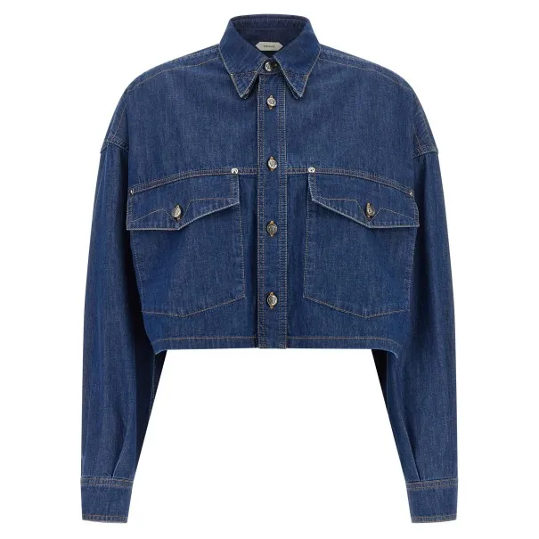 Versace Cropped Shirt - VERSACE