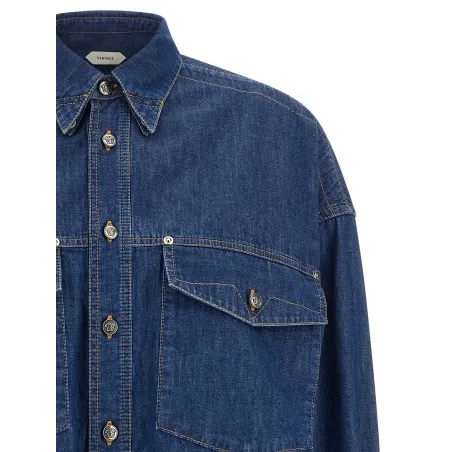 Versace Cropped Shirt - VERSACE