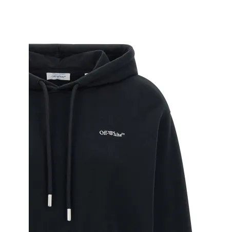 Off White Arrow Out Flower Hoodie - OFF WHITE