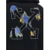 Off White Arrow Out Flower Hoodie - OFF WHITE