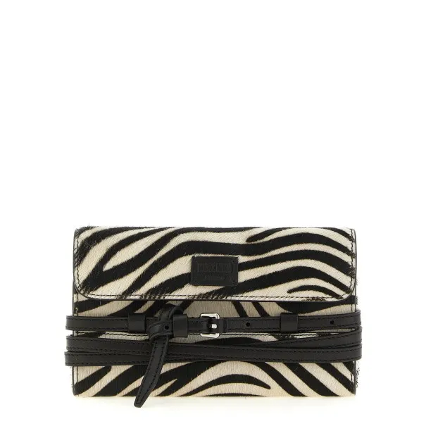 Moschino Tie Me Wallet On Chain - MOSCHINO