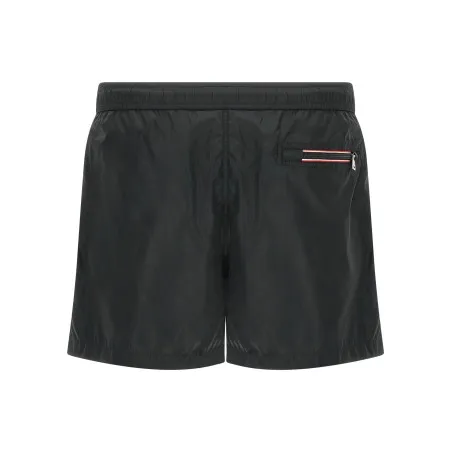 Moncler Logo Patch Swim Shorts - MONCLER