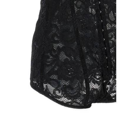 Dolce & Gabbana Satin And Lace Corsetry Bodysuit - Dolce&Gabbana