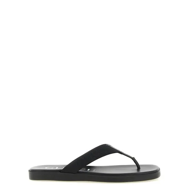 Gucci Jacquard Thong Sandals - Gucci
