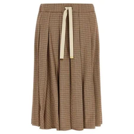 Moncler Pleated Midi Skirt - MONCLER