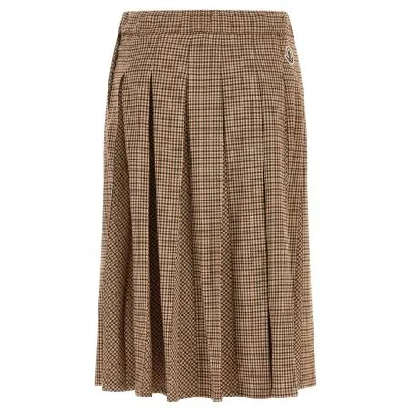 Moncler Pleated Midi Skirt - MONCLER