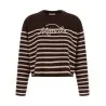 Moncler Striped Sweater With Embroidery - MONCLER