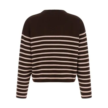 Moncler Striped Sweater With Embroidery - MONCLER