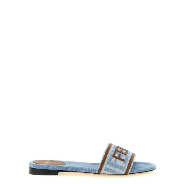 Fendi Denim Sandals - FENDI