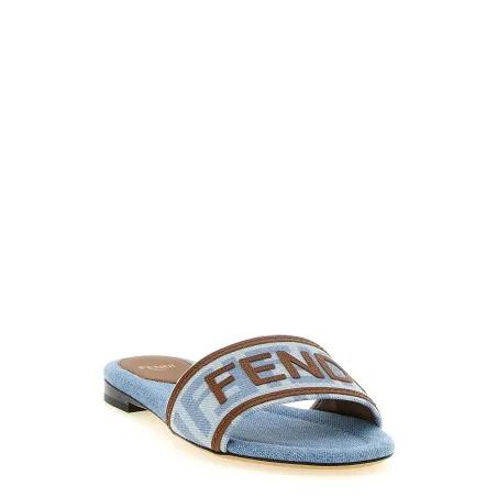 Fendi Denim Sandals - FENDI